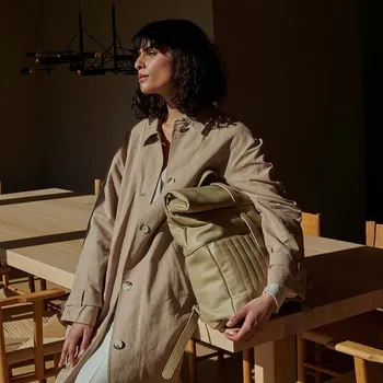 Městský batoh MONK & ANNA Herb Batoh Pistachio