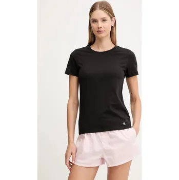 Pánské tričko Bavlněné tričko Calvin Klein Underwear 3-pack LV00QS7485 černá 99X, vel. L