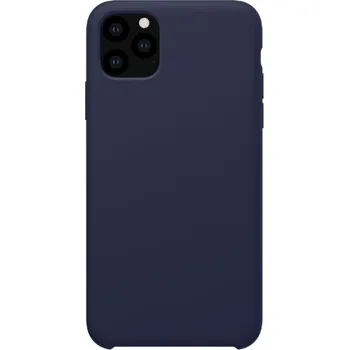 Pouzdro na mobilní telefon Nillkin Pogumovaný Liquid Kryt na iPhone 11 Pro Max - Navy blue