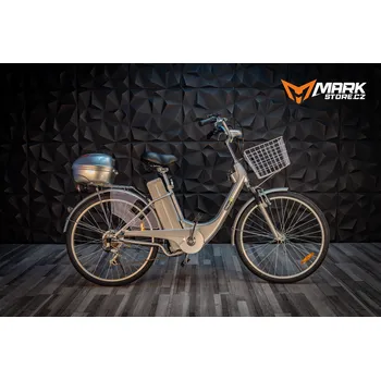 Elektrokolo Move Městské elektrokolo CityBike 26" 250w 36V 12Ah - stříbrné