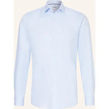 Pánská košile Olymp Pánská Košile Level Five Body Fit, tyrkysová / bílá, 41