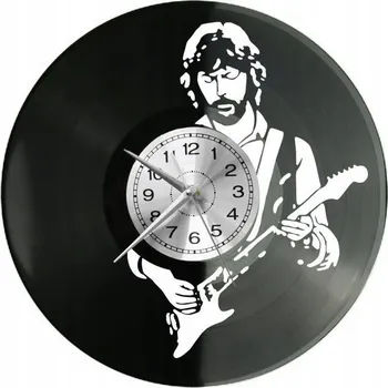 Hodiny ERIC CLAPTON SLOWHAND NÁSTĚNNÉ HODINY Z VINYLOVÉ DESKY DÁREK PAMÁTKA K NAROZENINÁM