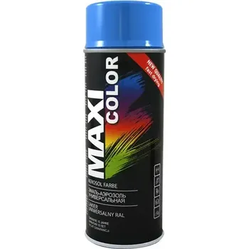 Lak na dřevo MOTIP MAXICOLOR LAK. RAL5012 POLYS.400ML, MX5012