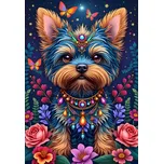 Puzzle Alipson Puzzle Pes v říši květin, 1000 dílků + k objednávce puzzle zdarma