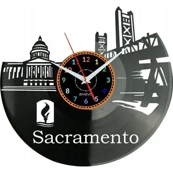 Hodiny Sacramento Nástěnné Hodiny Vinylová Deska Moderní Dekorativní U