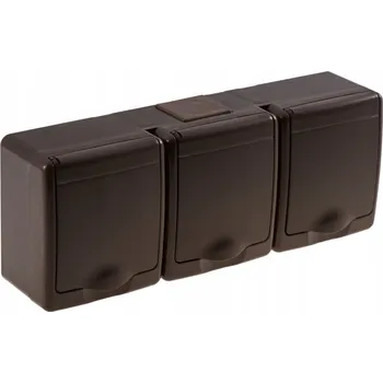 Elektrická zásuvka Hermetická Elektrická Zásuvka Pawbol hnědá