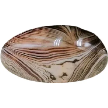 Přírodní achátový kámen 70–90 g Leštěný dekorativní minerál Hedvábná textura Kámen pro sběratele Energie krystalů Dekorace