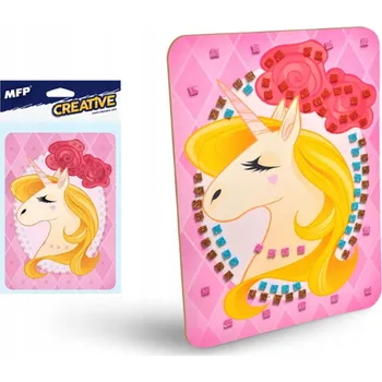 kreativní sada KREATIVNÍ SADA BROKÁTOVÁ MOZAIKA JEDNOROŽEC MFP
