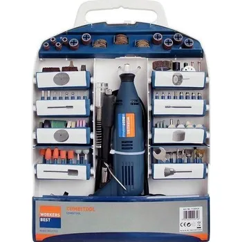 přímá bruska WORKERS BEST mikrobruska WB217CT + sada nástrojů 1130929