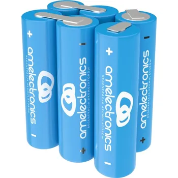 Nabíječka baterií SADA 6 AKUMULÁTORŮ AA 7,2V 2200mAh NI-MH