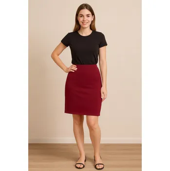 Dámská sukně sukně krátká - bordó