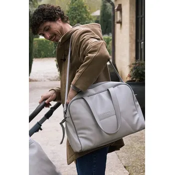 Dětská taška na kočárek Mayoral Newborn šedá barva, 19966 19966.1R.Newborn.9BYA 90X, vel. ONE SIZE