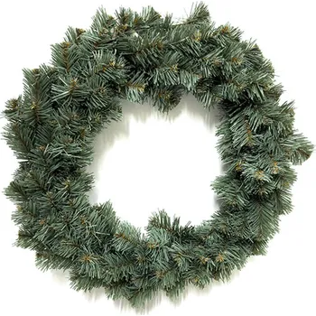 Věnec smrkový Ø 52 cm stříbrný