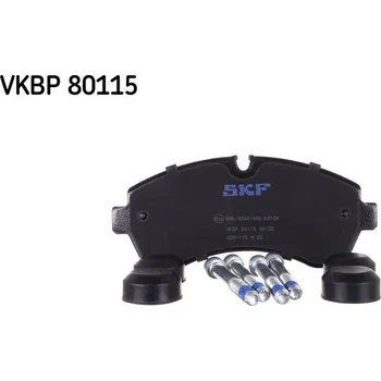 Brzdová destička Sada brzdových destiček, kotoučová brzda SKF VKBP 80115