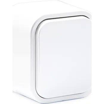 Stavebniny Instalační spínač WNT-6/7B2 B IP54 zvonkové tlačítko, bílé