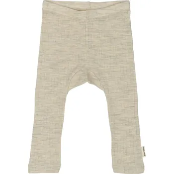 Dívčí legíny Mikk-Line Mikk - line dětské vlněné legíny 6018 - Melange OffWhite Velikost: 110 MERINO VLNA, BAMBUS