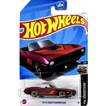 autíčko '70 Plymouth Barracuda Burgundy (F1) - Hot Wheels