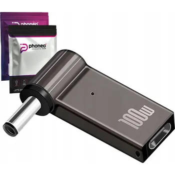 ADAPTÉR Phoneo PŘEVODNÍK pro NAPÁJECÍ ZDROJ PIN DELL USB-C PIN 4,5x3,0mm 100W