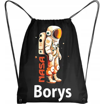 Školní batoh Školní Vak / Batoh na Tělocvik do Školky Školy ASTRONAUT + JMÉNO 2