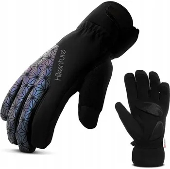 Rukavice Zimní rukavice pětiprsté teplé lyžařské nepromokavé