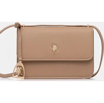 Kabelka Kabelka U.S. Polo Assn. Jones béžová barva, BIUJE8909WVP 80X, vel. ONE SIZE
