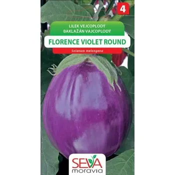 Semeno Lilek vejcoplodý FLORENCE VIOLET ROUND_0,6 g OSIVA MORAVIA EXPIRACE