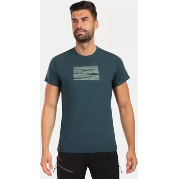 Pánské tričko Pánské funkční tričko Kilpi DIXIE-M tmavě zelená 6XL