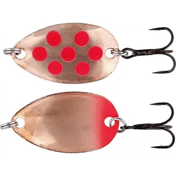 Umělá nástraha Pstruhová plandavka Westin Fidusen Copper & Red Dots Metallic - 2,8 g; 3,2 cm