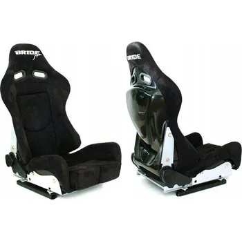 Tuning Sportovní sedadlo / křeslo K608 Semiš Bride Černé