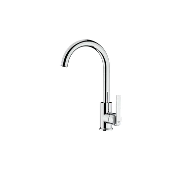 Vodovodní baterie Teka IN 915 CR Easy | Dřezová Baterie Lesklý Chrom | s vysokým ramínkem