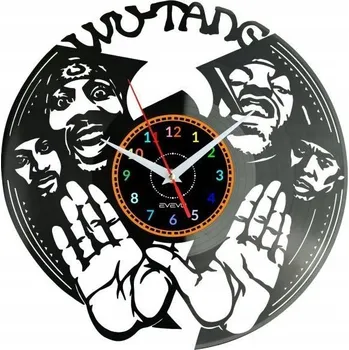 Hodiny Nástěnné hodiny Rap Band - Vinylová deska - Moderní dekorace