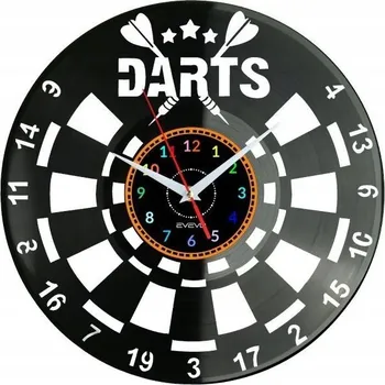 Hodiny Nástěnné hodiny Evevo černé 30 cm