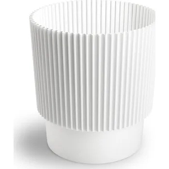 Obal na květináč Plastový obal na květiny Elsa 130, bílý