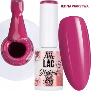 Přípravek na nehty Hybridní lak ALLELAC 6g LED/UV Gel Polish Flash Pink Wild Berry Růžový