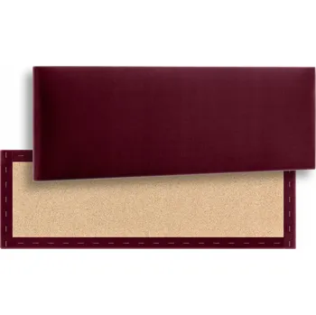 Obraz Čalouněný nástěnný panel obdélník Velur - Bordó 60x20 cm