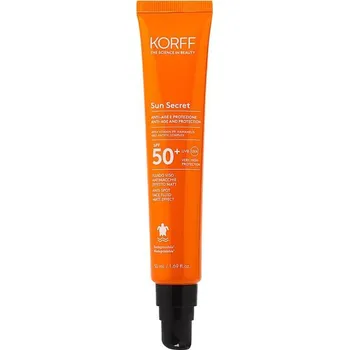 Pleťový krém KORFF SUN SECRET ANTI SPOT FACE FLUID MATT EFFECT SPF 50+ 50 ML
