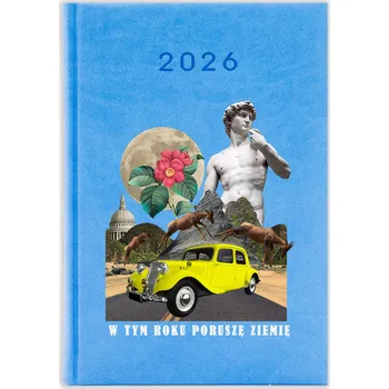 Kalendář Knižní kalendář 2026 A5 modrý