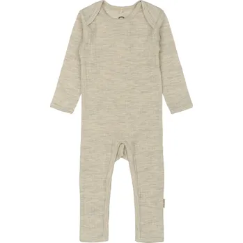 Mikk-Line Mikk - line dětský vlněný overal 6016 - Melange OffWhite Velikost: 86 MERINO VLNA, BAMBUS