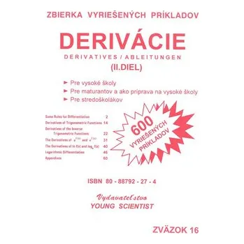 Přírodní věda Derivácie II.diel (Marián Olejár,Iveta Olejárová)(Brožovaná)