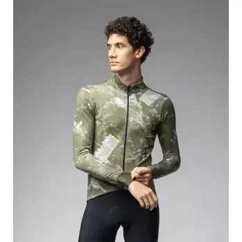 cyklistický dres Alé Pragma Space pánský dres dlouhý rukáv Army Green vel. M