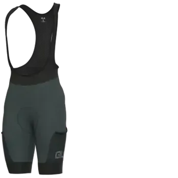 Cyklistické kalhoty Alé Off Road Gravel pánské cyklistické kraťasy Green Wood vel. XL