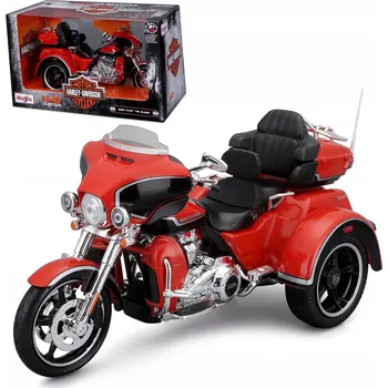autíčko Motorka Harley Davidson 2021 CVO Tri Glide oranžová Maisto