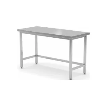 Dílenský stůl Pracovní stůl svařovaný bez lemu hloubka 600mm , délka 600x600x850mm