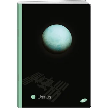 Sešit Sešit A4 s mřížkou, černé velké sešity ideální do školy, bloky A4 Elisa 1 listů