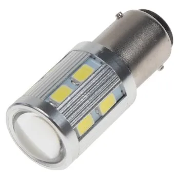 Povinná bezpečnostní výbava LED BA15d (jednovlákno) bílá, 12 - 24V, 16LED, 5730SMD, 95281