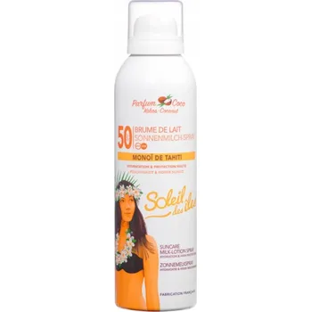 Přípravek na opalování Soleil Des Iles SunCare Mléko SPF50 opalovací mléko ve spreji 150 Ml