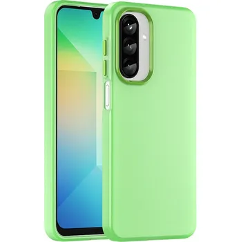 Pouzdro na mobilní telefon Candys matný gelový obal na Samsung Galaxy A26 5G - zelený