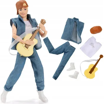 Doplněk pro panenku PÁNSKÝ SET PRO PANENKU S KYTAROU OBLEČENÍ + DOPLŇKY PRO CHLAPCE KEN