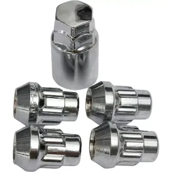 Matice na kolo PERVOI Pojistné matice M12x1,5 uzavřená, kužel, klíč 19/21, 4 ks