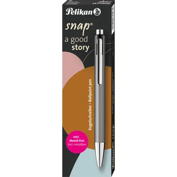 Pelikan - Pero kuličkové K10 platinové Snap Metalic